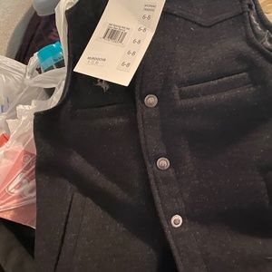 Boys wool vest
